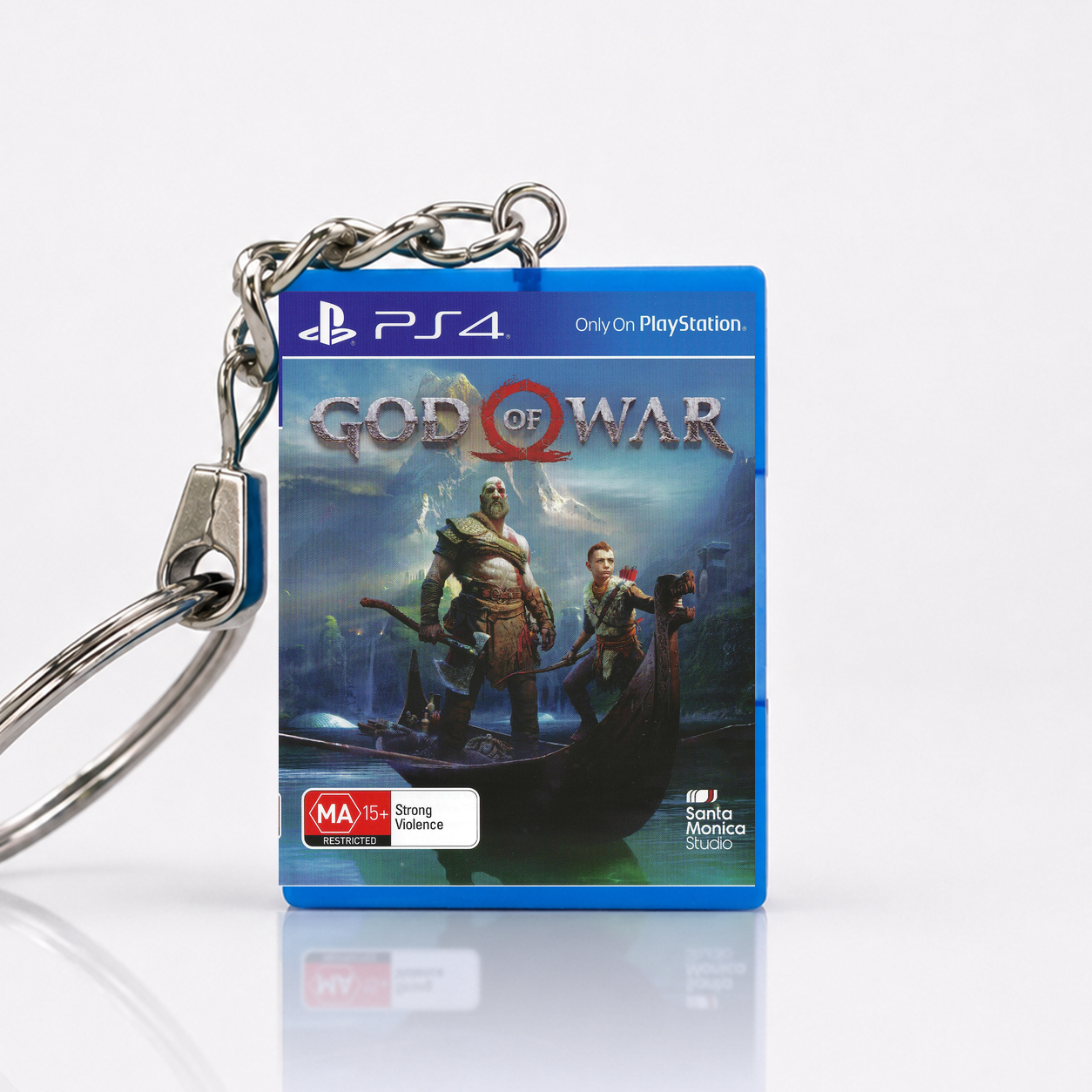 God of War - PS4 Miniature Game Case Keychain