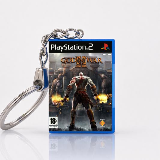 God of War 2 - PS2 Miniatur Spielhülle Schlüsselanhänger