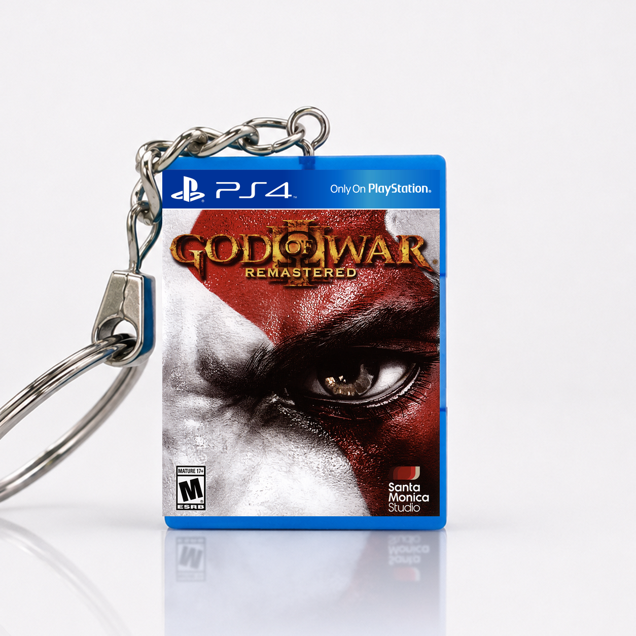 God of War III: Remastered - PS4 Miniatur Spielhülle Schlüsselanhänger