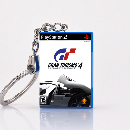 Gran Turismo 4 - PS2 Miniatur Spielhülle Schlüsselanhänger