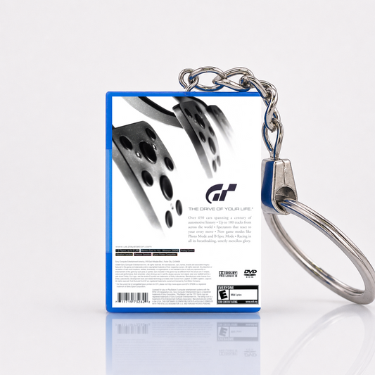 Gran Turismo 4 - PS2 Miniatur Spielhülle Schlüsselanhänger