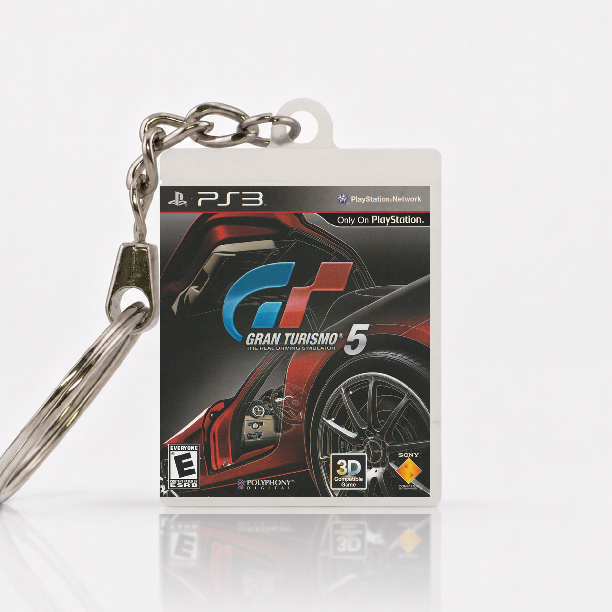 Gran Turismo 5 - PS3 Miniatur Spielhülle Schlüsselanhänger