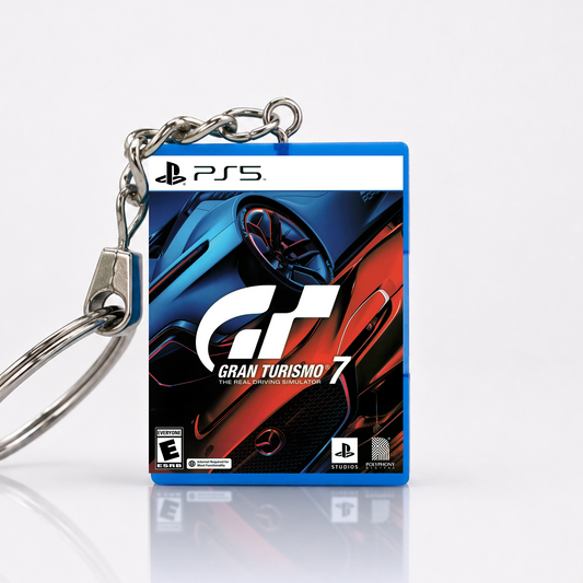 Gran Turismo 7 - PS5 Miniatur Spielhülle Schlüsselanhänger