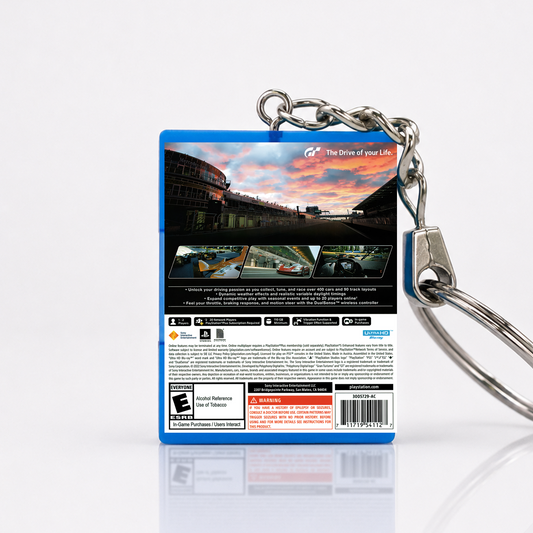 Gran Turismo 7 - PS5 Miniatur Spielhülle Schlüsselanhänger