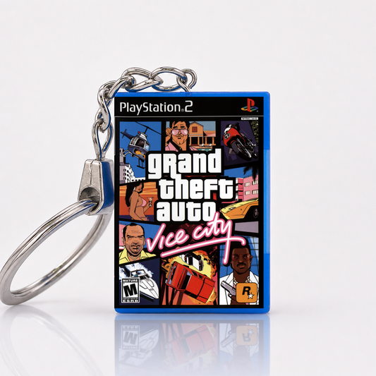 Grand Theft Auto: Vice City - PS2 Miniatur Spielhülle Schlüsselanhänger