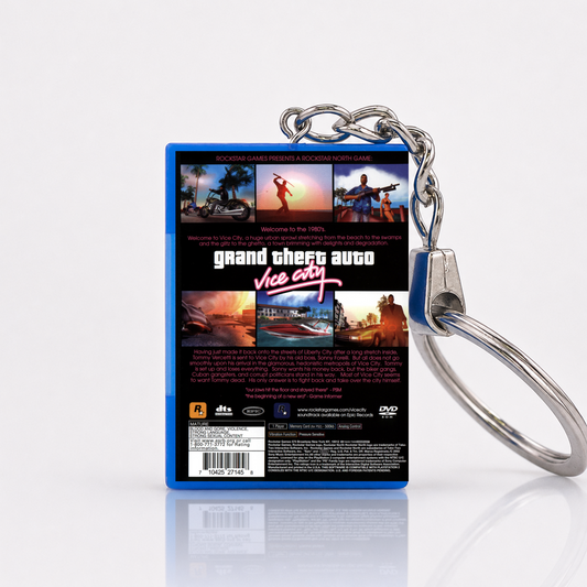 Grand Theft Auto: Vice City - PS2 Miniatur Spielhülle Schlüsselanhänger