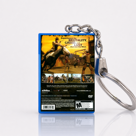 Gun - PS2 Miniatur Spielhülle Schlüsselanhänger