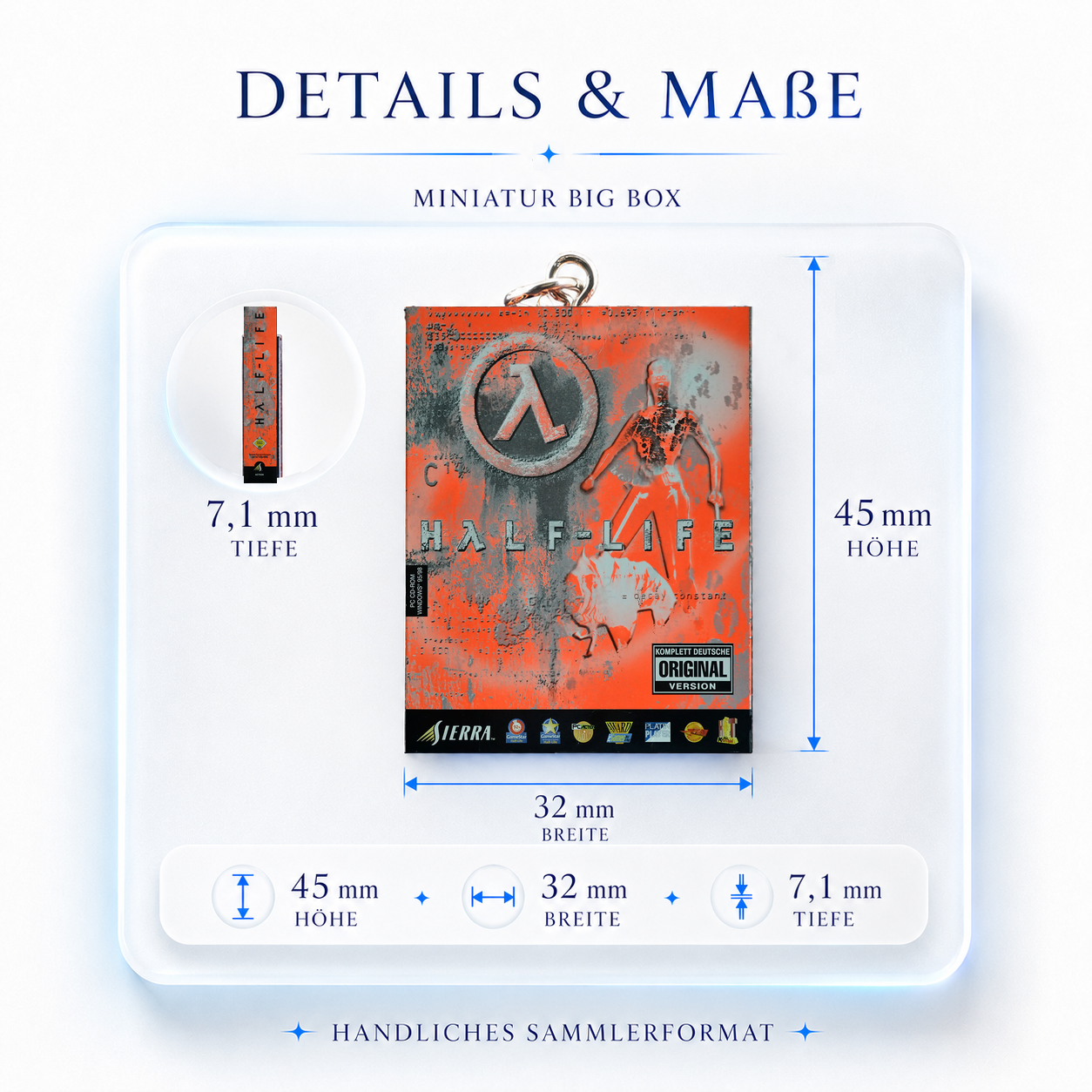 Half-Life - Miniature Big Box Keychain