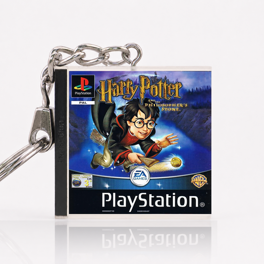 Harry Potter & The Philosopher's Stone - PS1 Miniatur Spielhülle Schlüsselanhänger