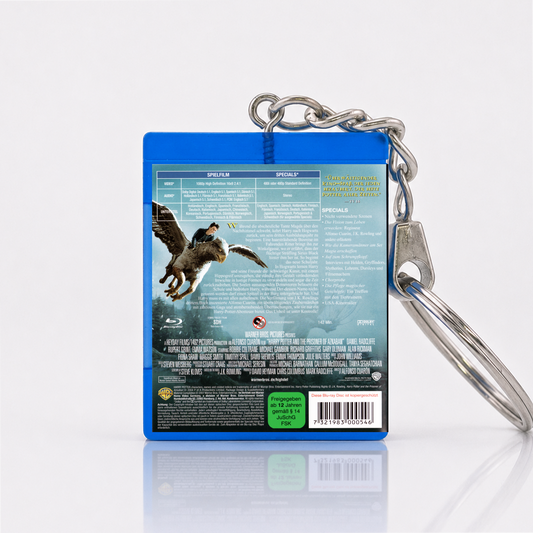 Harry Potter and the Prisoner of Azkaban - Movie Miniature Blu-Ray Case Keychain