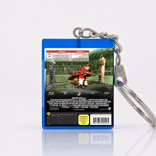 Harry Potter and the Sorcerer's Stone - Movie Miniature Blu-Ray Case Keychain
