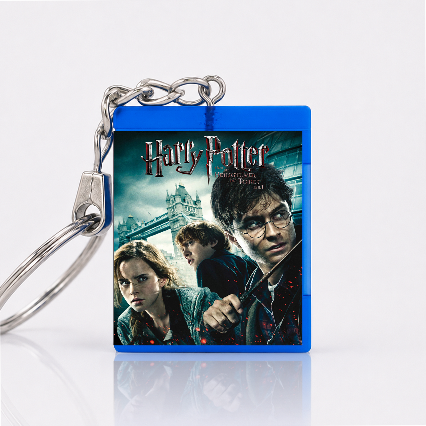 Harry Potter and the Deathly Hallows Part 1 - Movie Miniature Blu-Ray Case Keychain