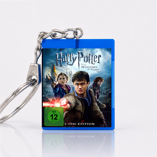 Harry Potter and the Deathly Hallows Part 2 - Movie Miniature Blu-Ray Case Keychain