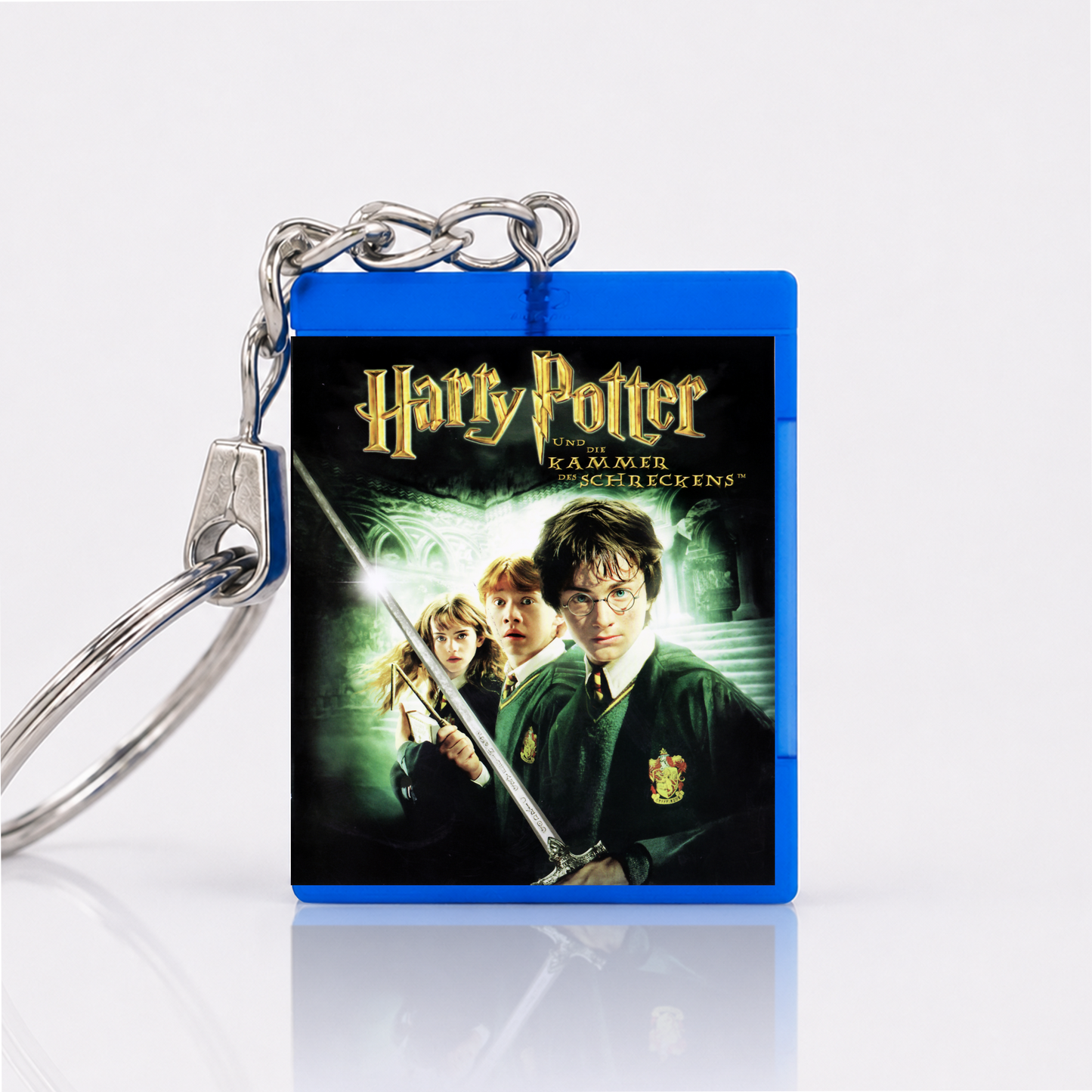 Harry Potter and the Chamber of Secrets - Movie Miniature Blu-Ray Case Keychain