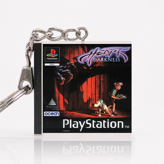 Heart of Darkness - PS1 Miniatur Spielhülle Schlüsselanhänger