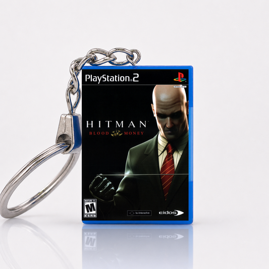 Hitman: Blood Money - PS2 Miniatur Spielhülle Schlüsselanhänger