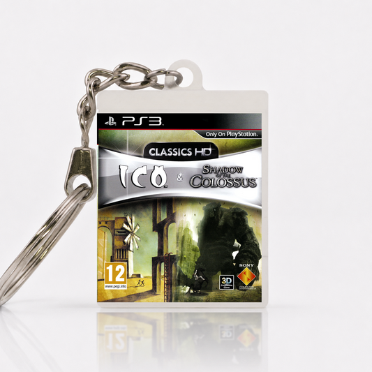 ICO & Shadow of the Colossus - PS3 Miniatur Spielhülle Schlüsselanhänger