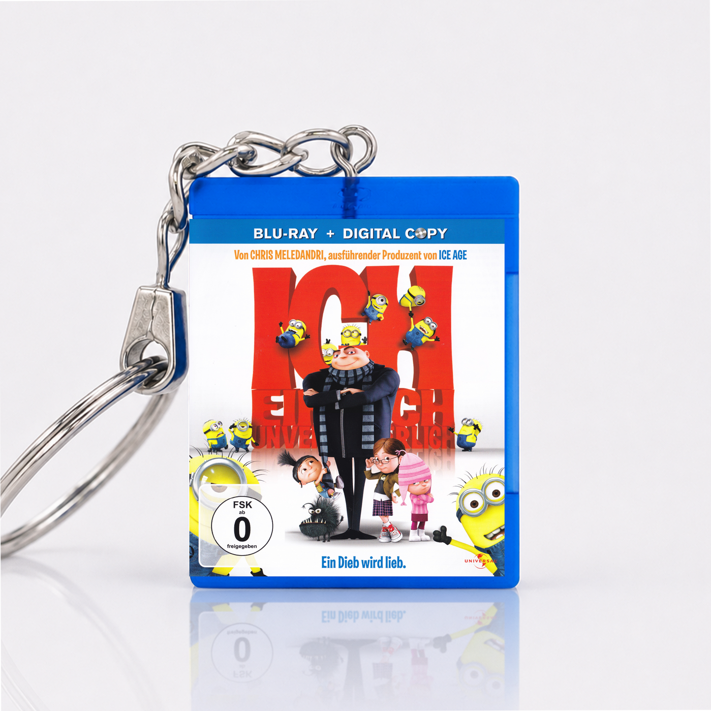 Ich – Einfach unverbesserlich - Film Miniatur Blu-Ray Hülle Schlüsselanhänger
