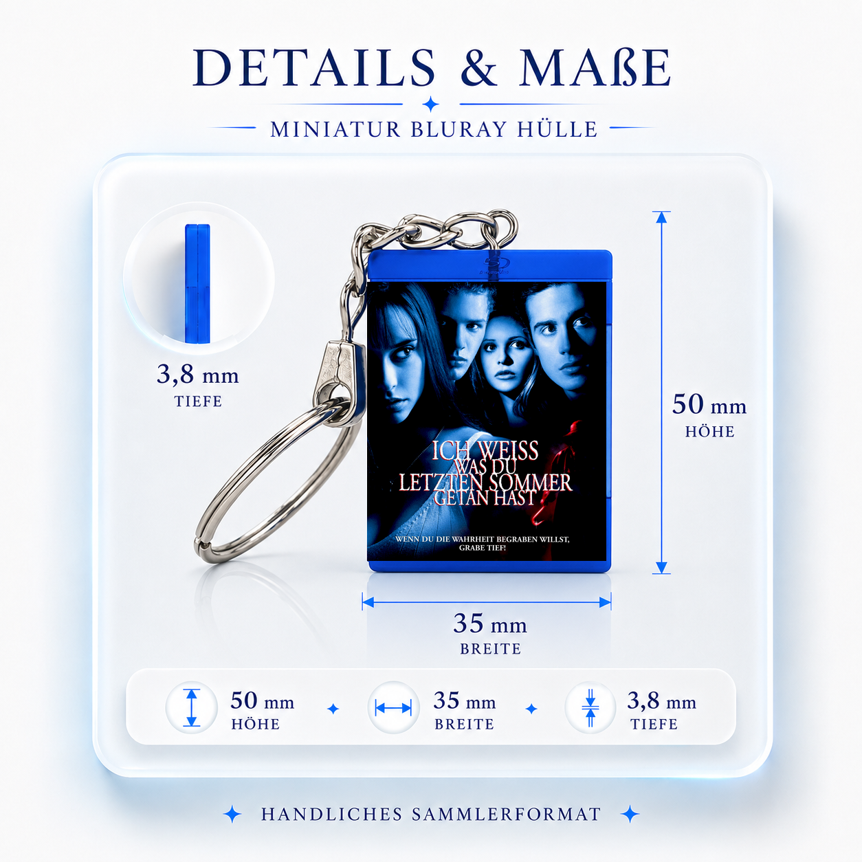 I Know What You Did Last Summer - Film Miniature Blu-Ray Case Keychain