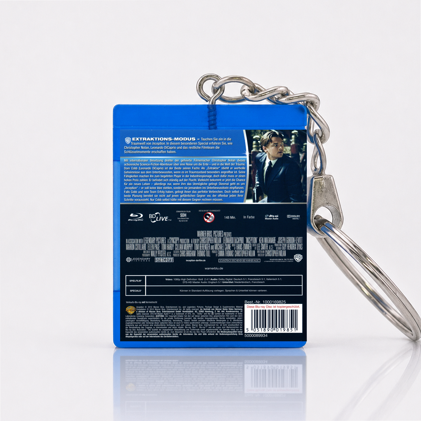 Inception - Movie Mini Blu-Ray Case Keychain