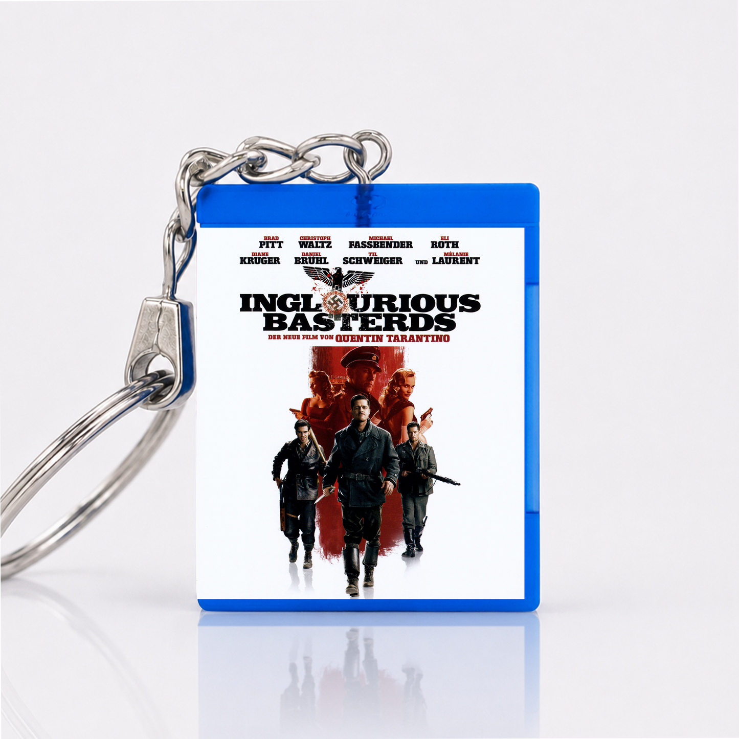 Inglourious Basterds - Film Miniatur Blu-Ray Hülle Schlüsselanhänger
