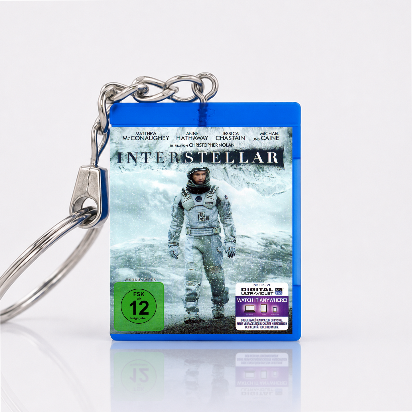 Interstellar - Movie Miniature Blu-Ray Case Keychain