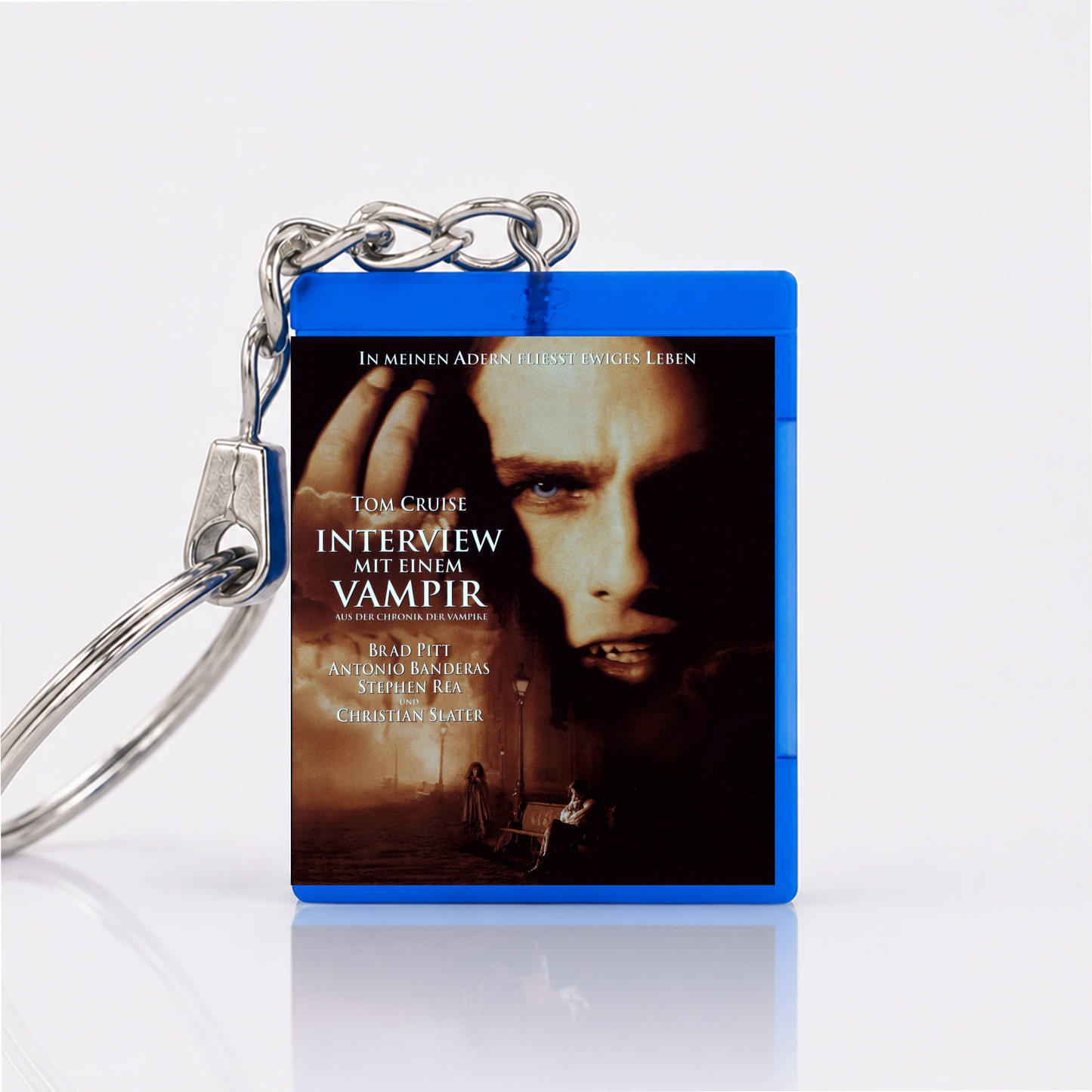 Interview mit einem Vampir - Film Miniatur Blu-Ray Hülle Schlüsselanhänger