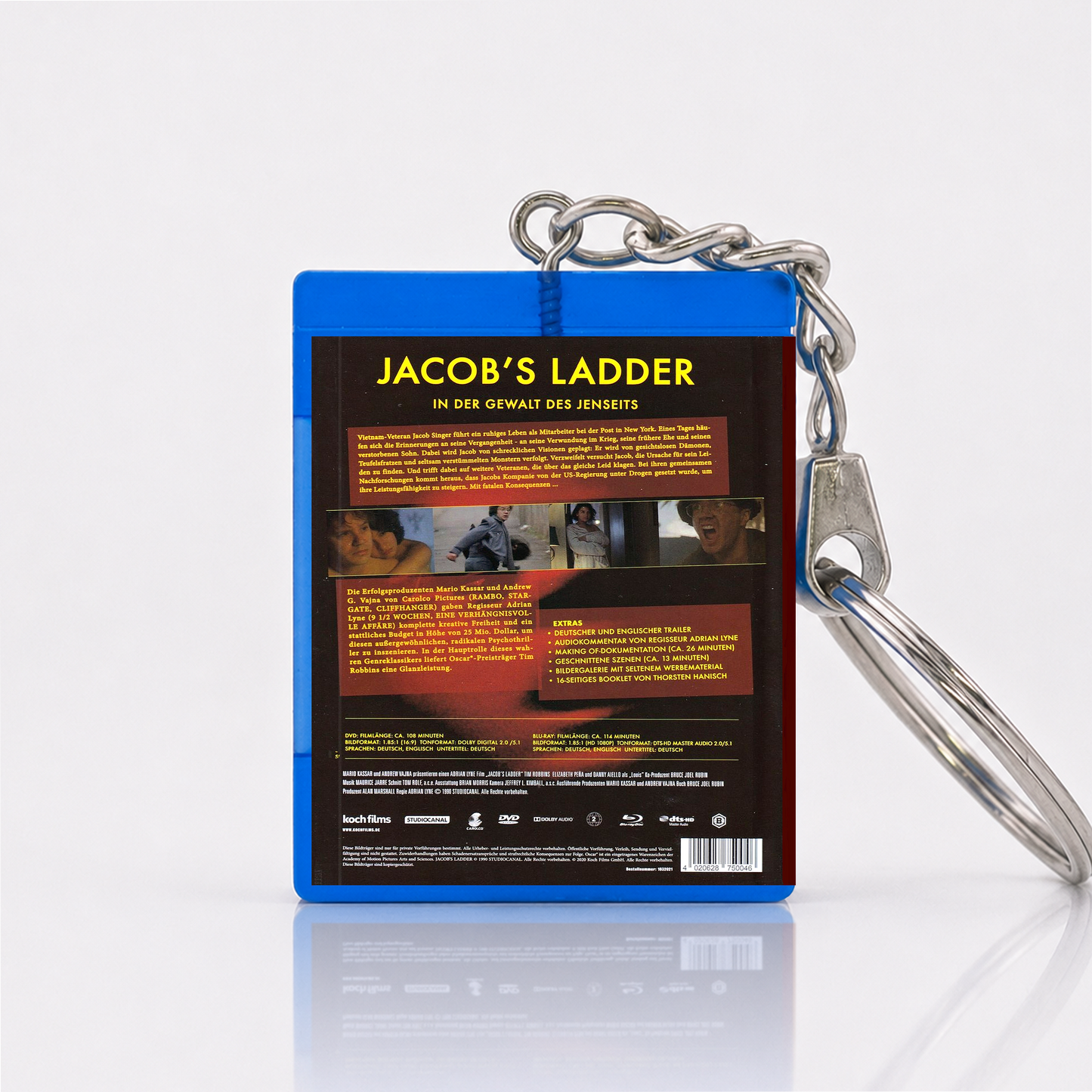 Jacob's Ladder - Film Miniatur Blu-Ray Hülle Schlüsselanhänger