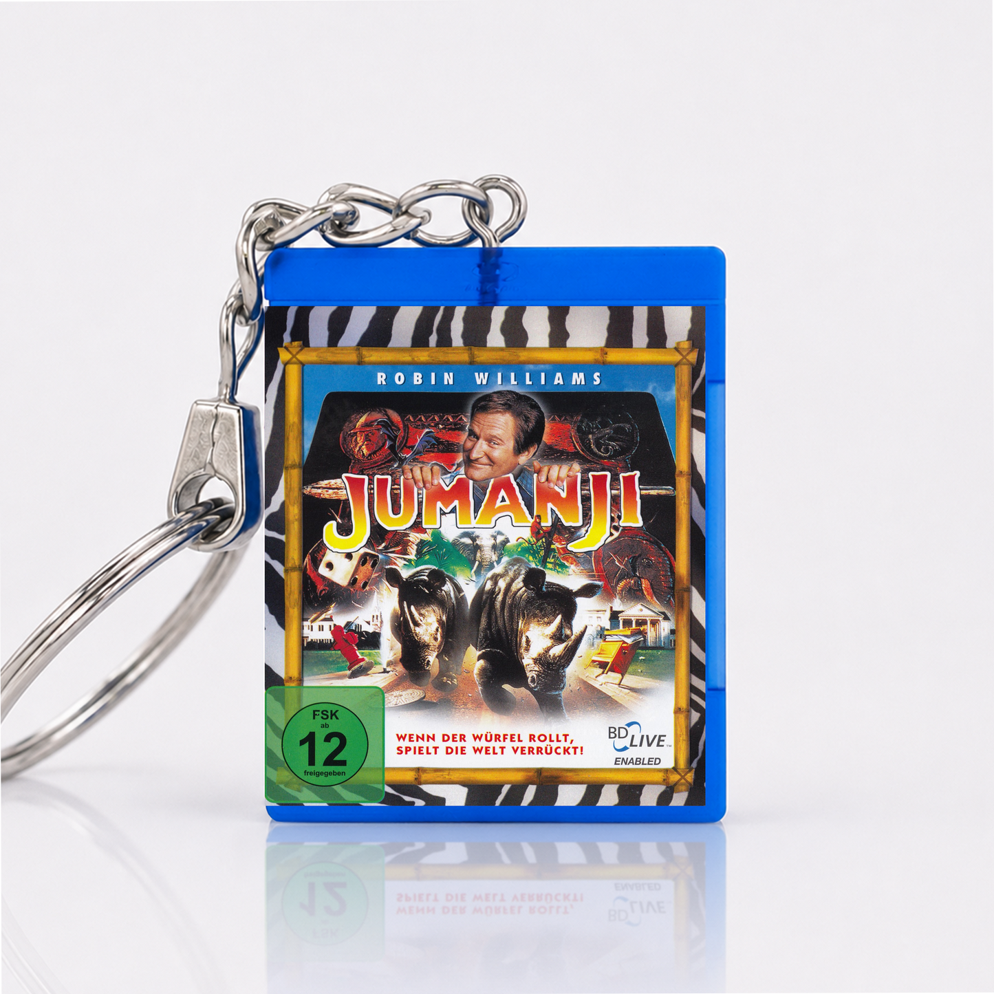 Jumanji - Movie Miniature Blu-Ray Case Keychain
