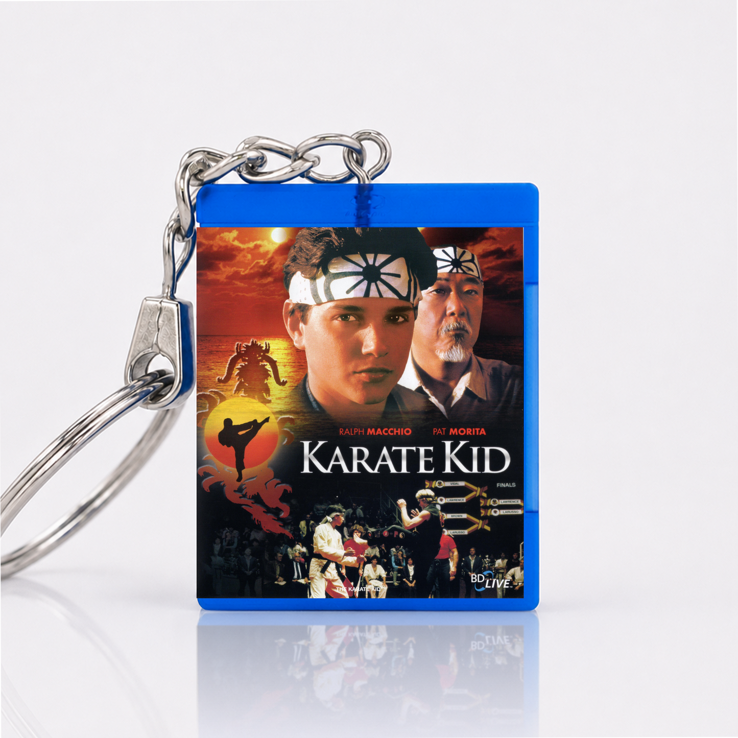 Karate Kid - Film Miniatur Blu-Ray Hülle Schlüsselanhänger