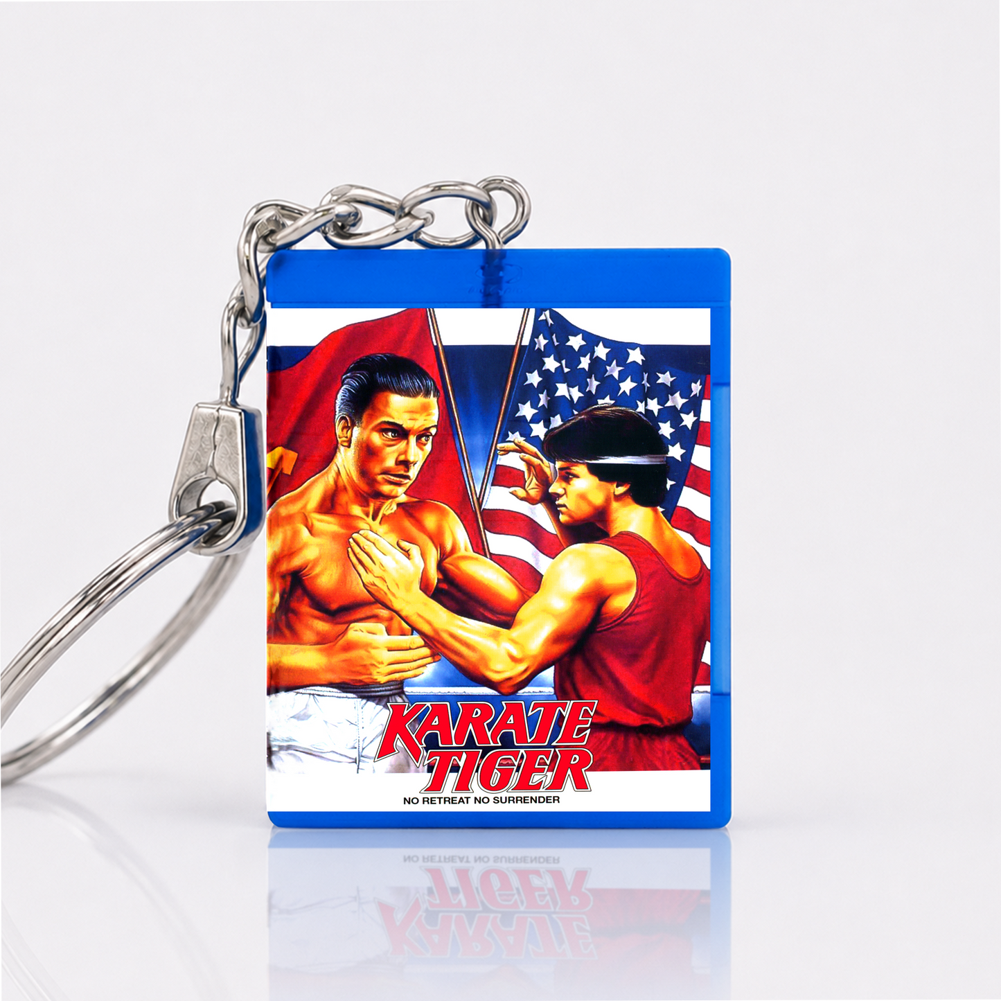 Karate Tiger - Film Miniatur Blu-Ray Hülle Schlüsselanhänger