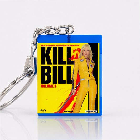 Kill Bill - Volume 1 - Film Miniatur Blu-Ray Hülle Schlüsselanhänger