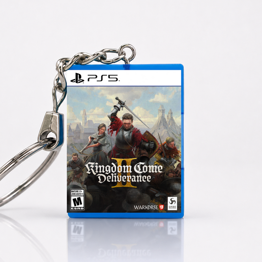Kingdom Come Deliverance II - PS5 Miniatur Spielhülle Schlüsselanhänger