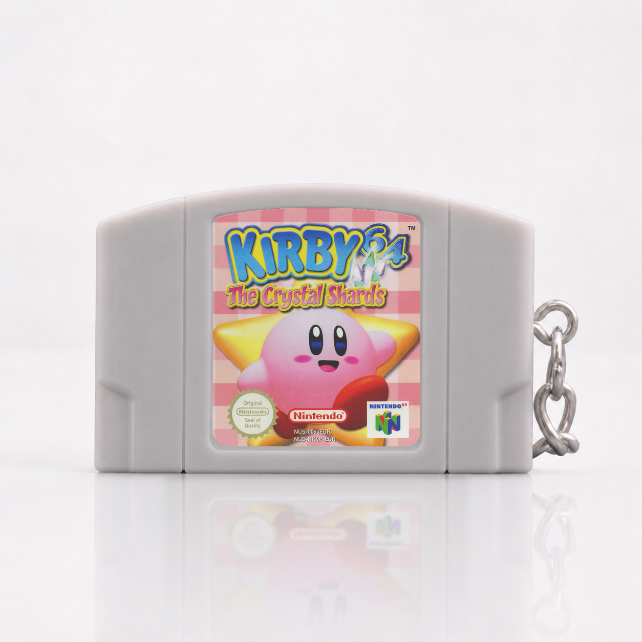 Kirby 64: The Crystal Shards - N64 Miniatur Spielmodul Schlüsselanhänger