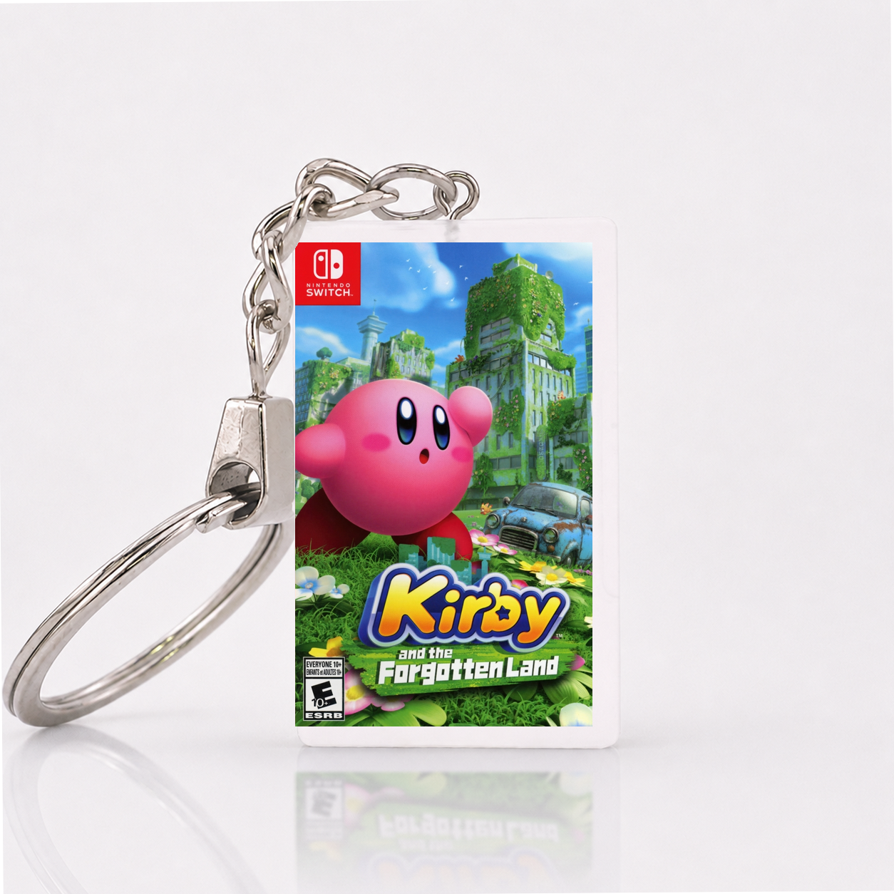 Kirby and the Forgotten Land - Switch Miniatur Spielhülle Schlüsselanhänger