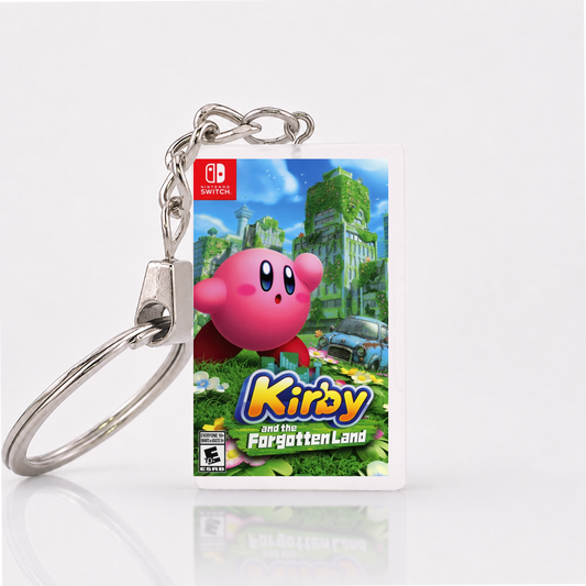 Kirby and the Forgotten Land - Switch Miniatur Spielhülle Schlüsselanhänger