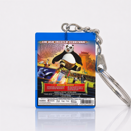 Kung Fu Panda - Film Miniatur Blu-Ray Hülle Schlüsselanhänger