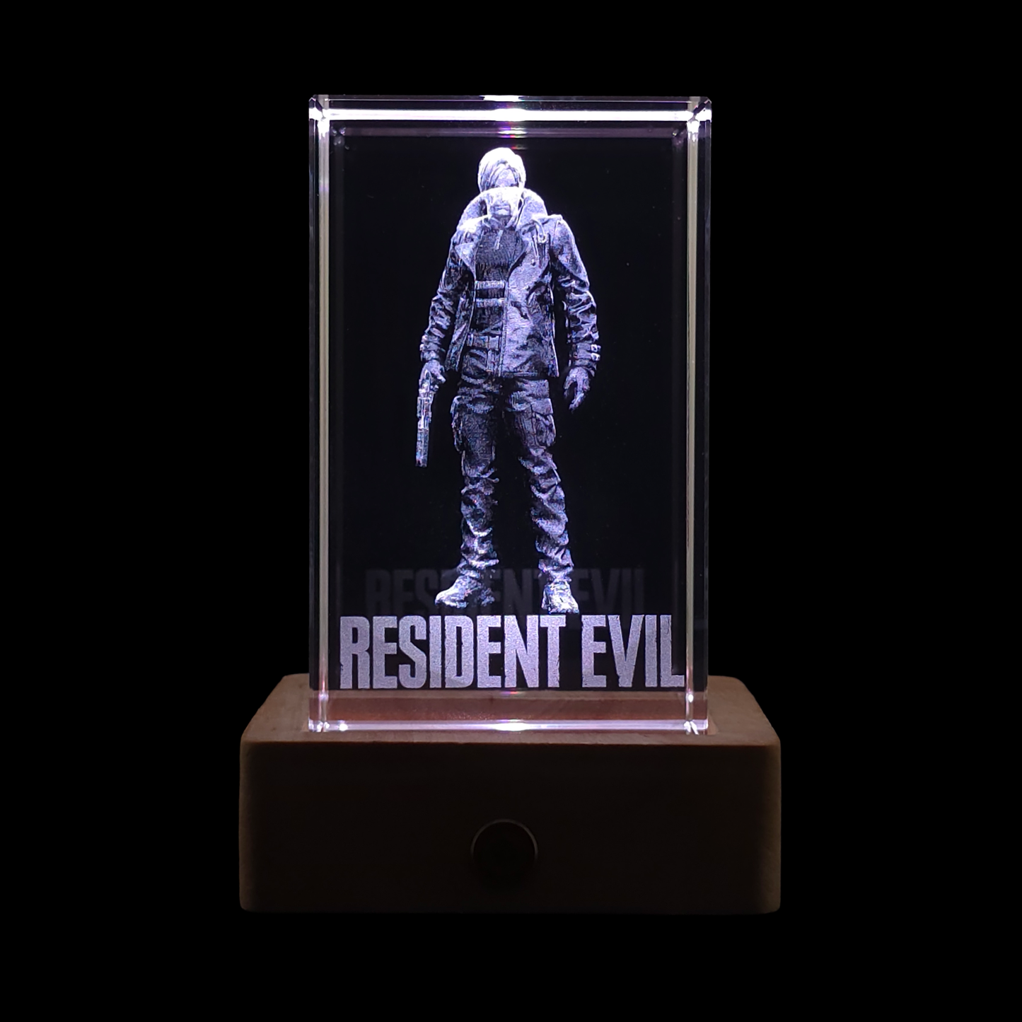 Leon S. Kennedy: Resident Evil - 3D Crystal Lamp