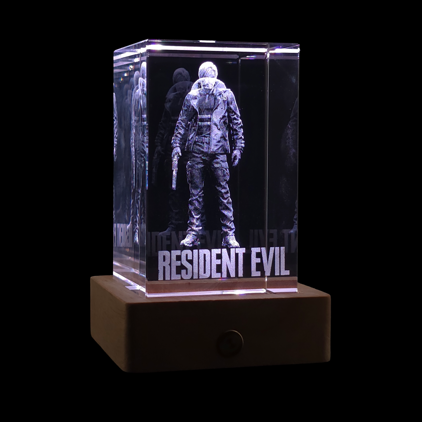 Leon S. Kennedy: Resident Evil - 3D Crystal Lamp