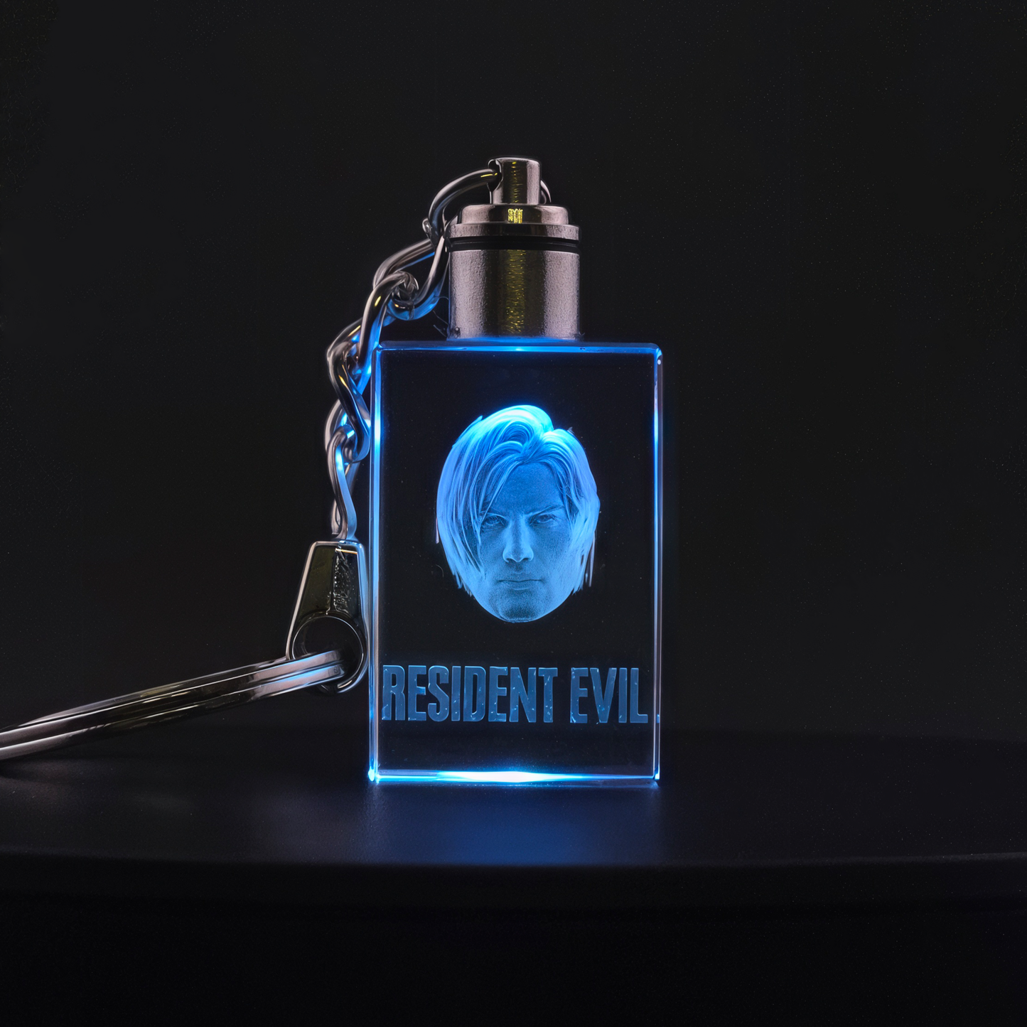 Leon S. Kennedy - Resident Evil 3D Crystal Keychain