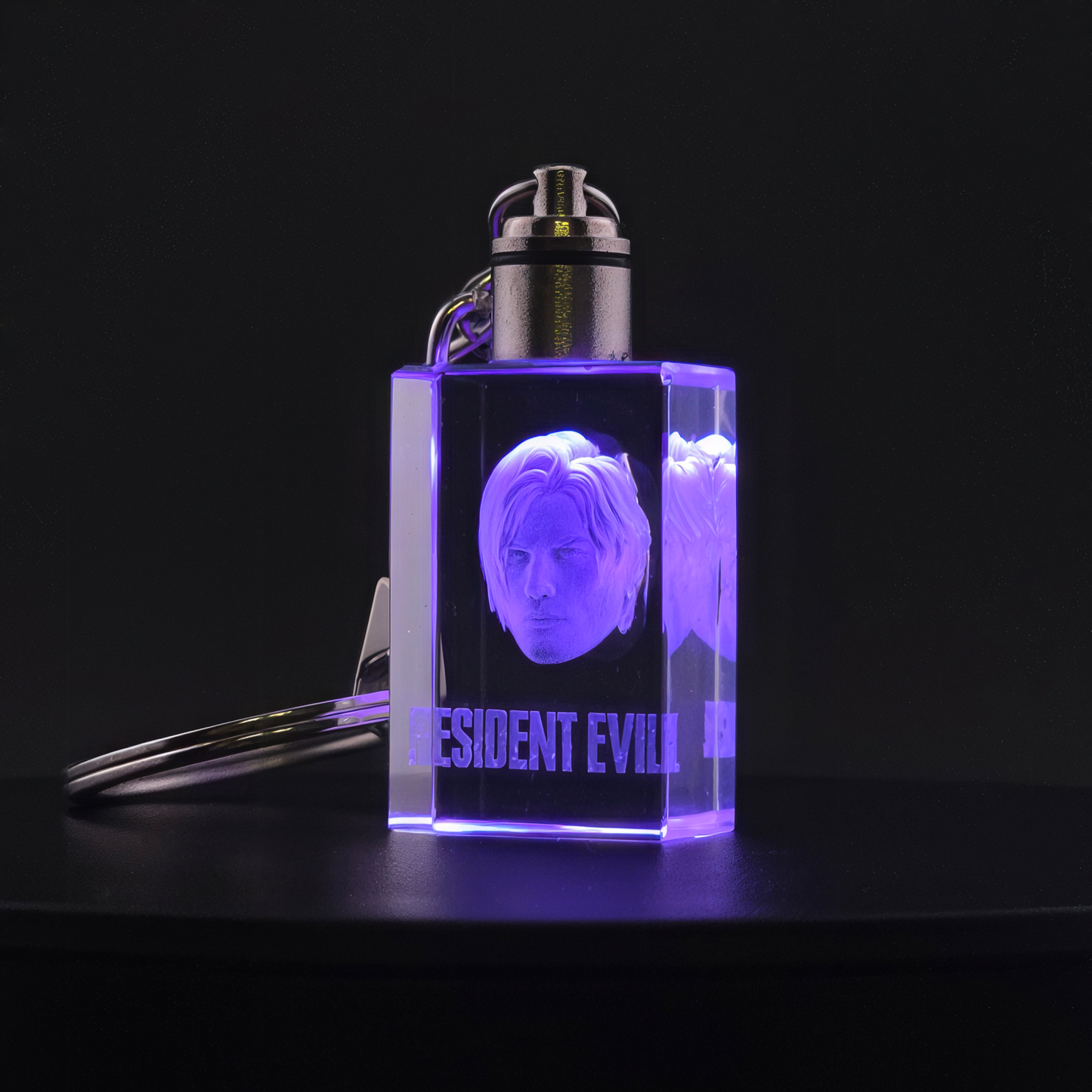 Leon S. Kennedy - Resident Evil 3D Crystal Keychain