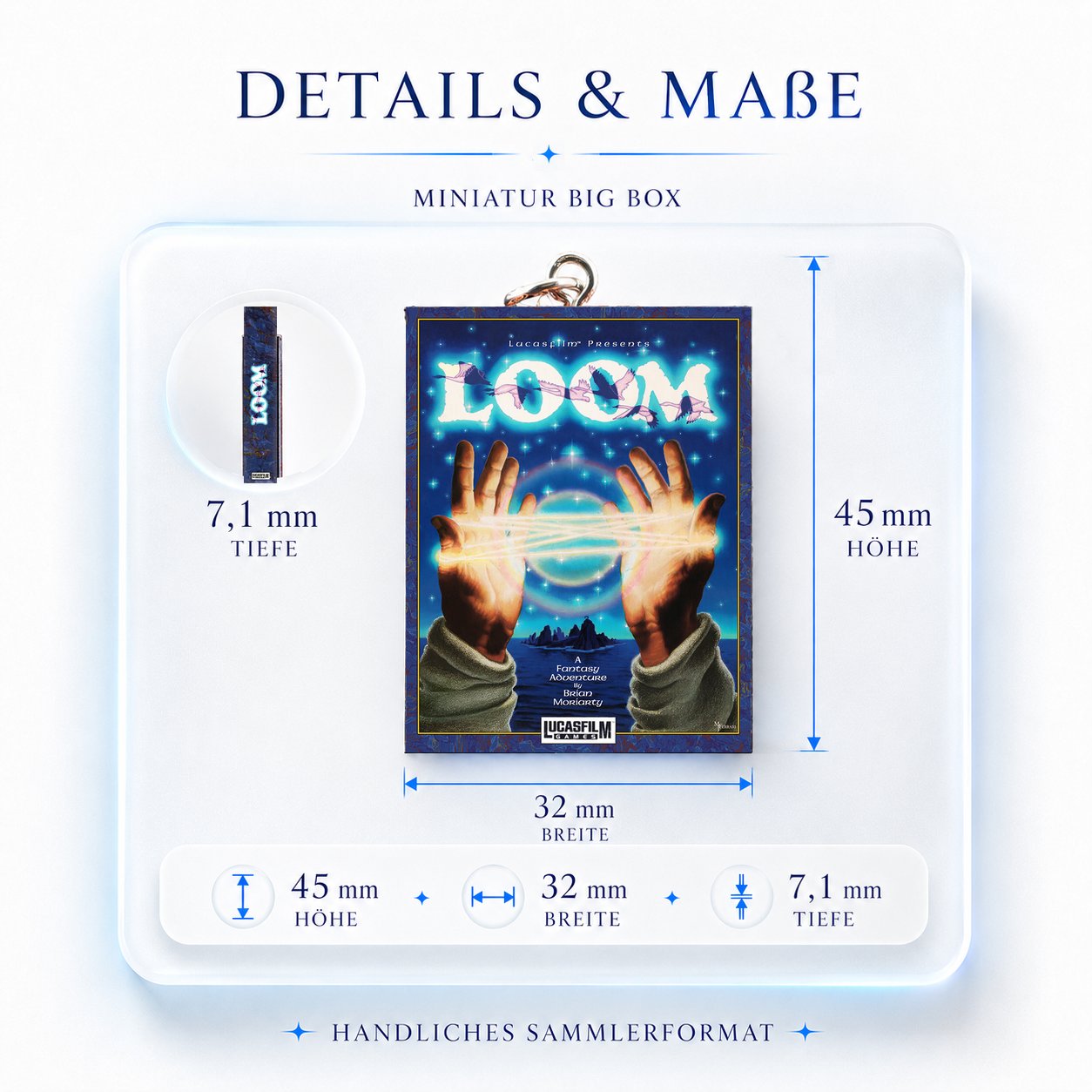 Loom - Miniature Big Box Keychain