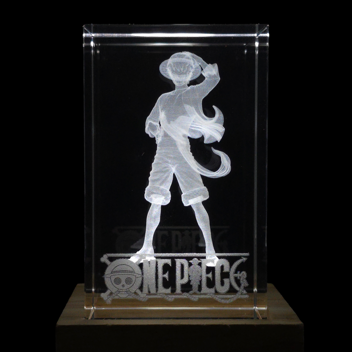 Monkey D. Luffy: One Piece - 3D Crystal Lamp