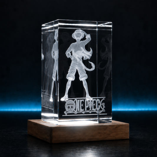 Monkey D. Luffy: One Piece - 3D Crystal Lamp