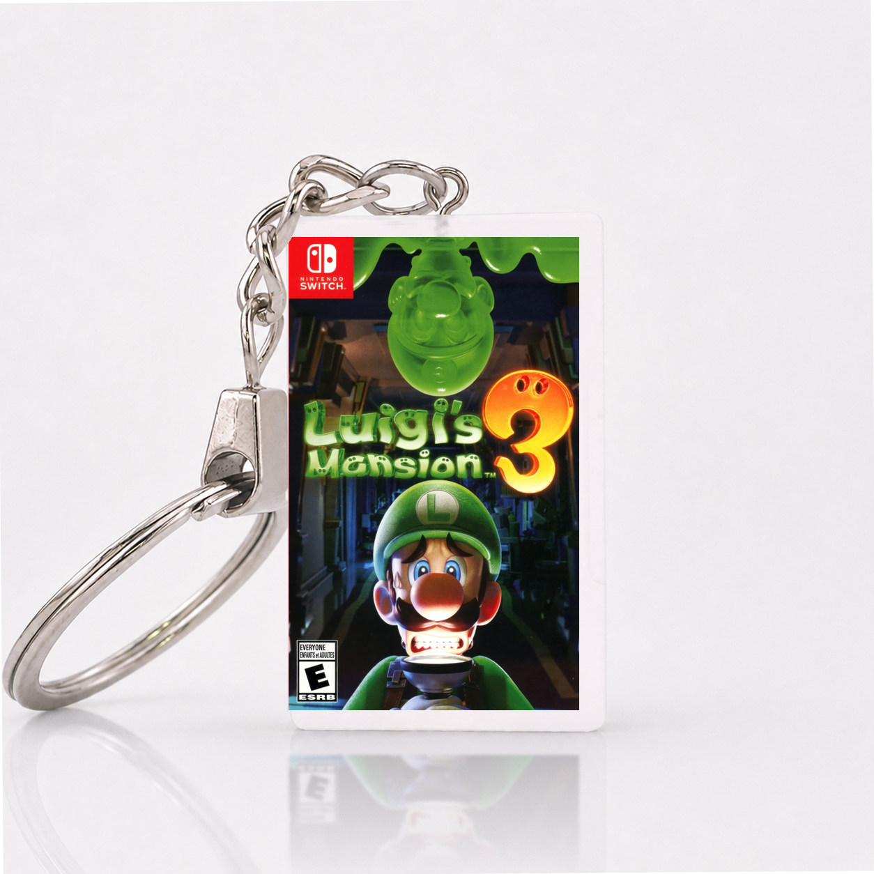 Luigi's Mansion 3 - Switch Miniatur Spielhülle Schlüsselanhänger