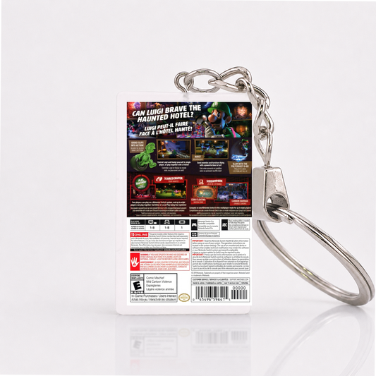 Luigi's Mansion 3 - Switch Miniatur Spielhülle Schlüsselanhänger