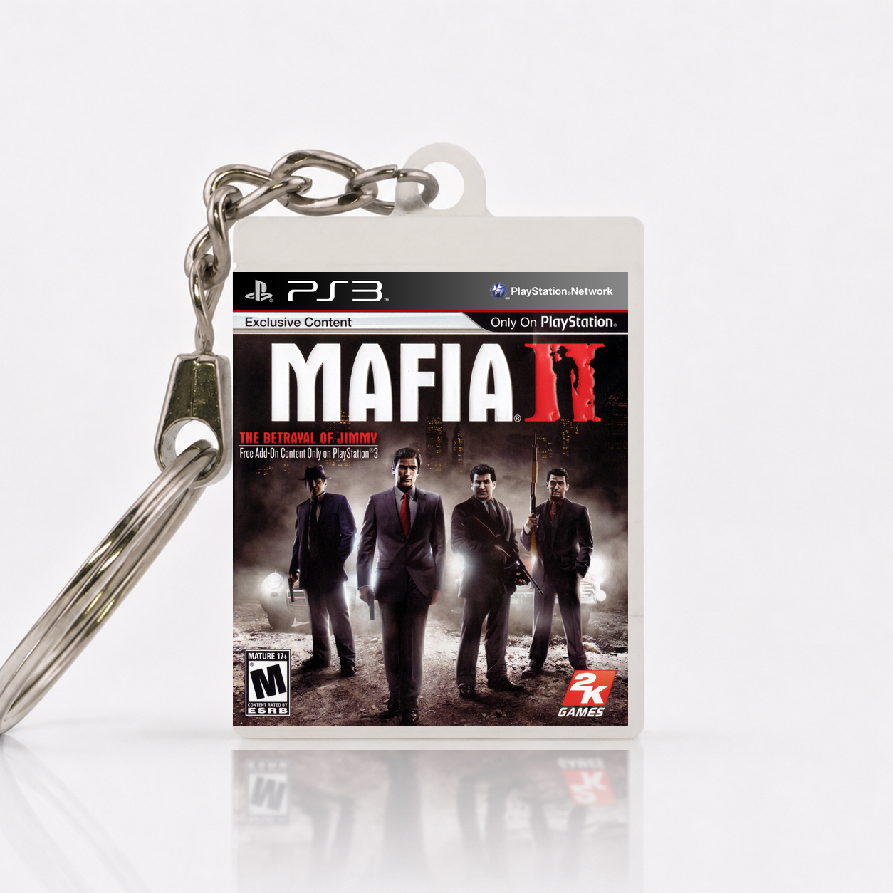 Mafia II - PS3 Miniature Game Case Keychain