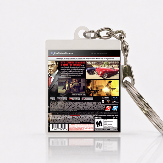 Mafia II - PS3 Miniatur Spielhülle Schlüsselanhänger