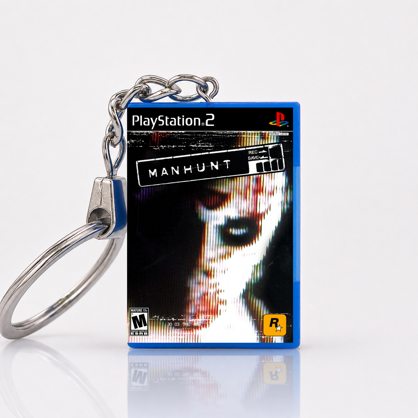 Manhunt - PS2 Miniatur Spielhülle Schlüsselanhänger