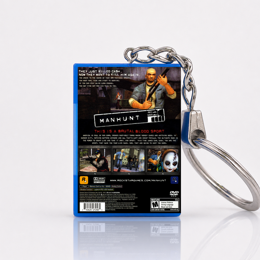 Manhunt - PS2 Miniatur Spielhülle Schlüsselanhänger
